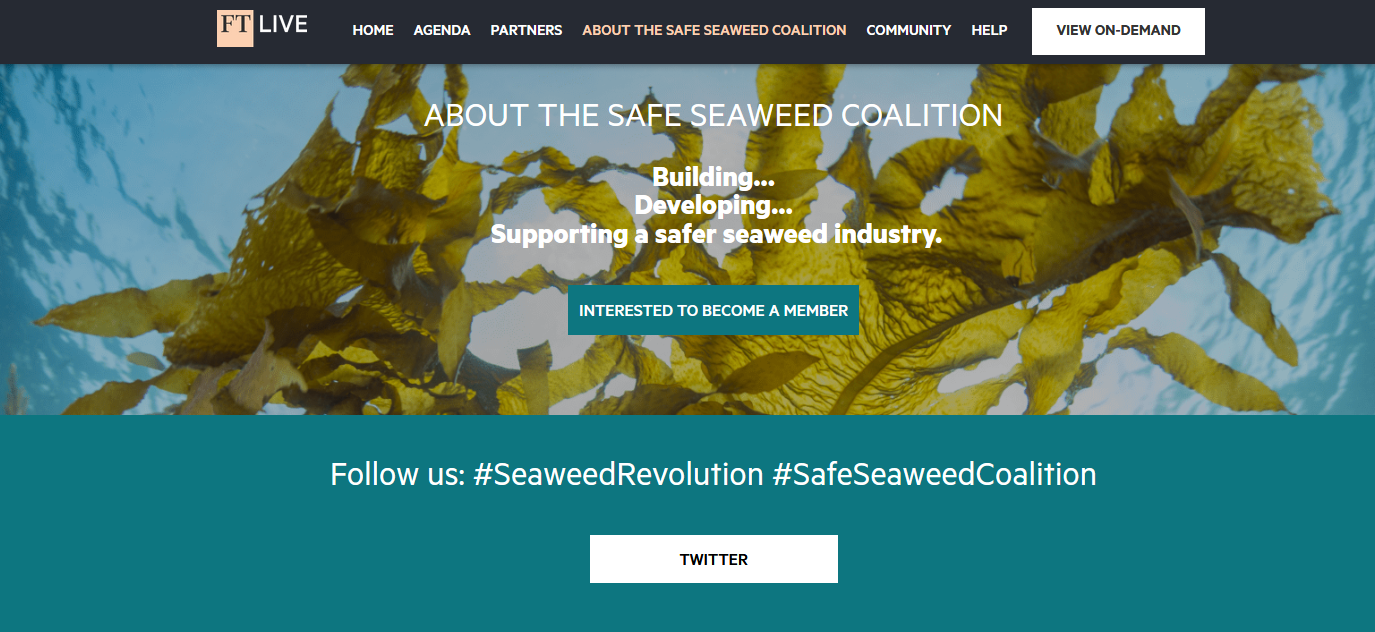 Lancement de la Safe Seaweed Coalition CEVA Blog